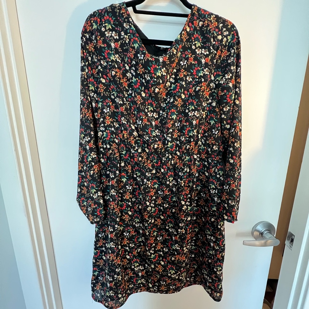 JCrew Factory Mercantile Size 12 long sleeve dress.